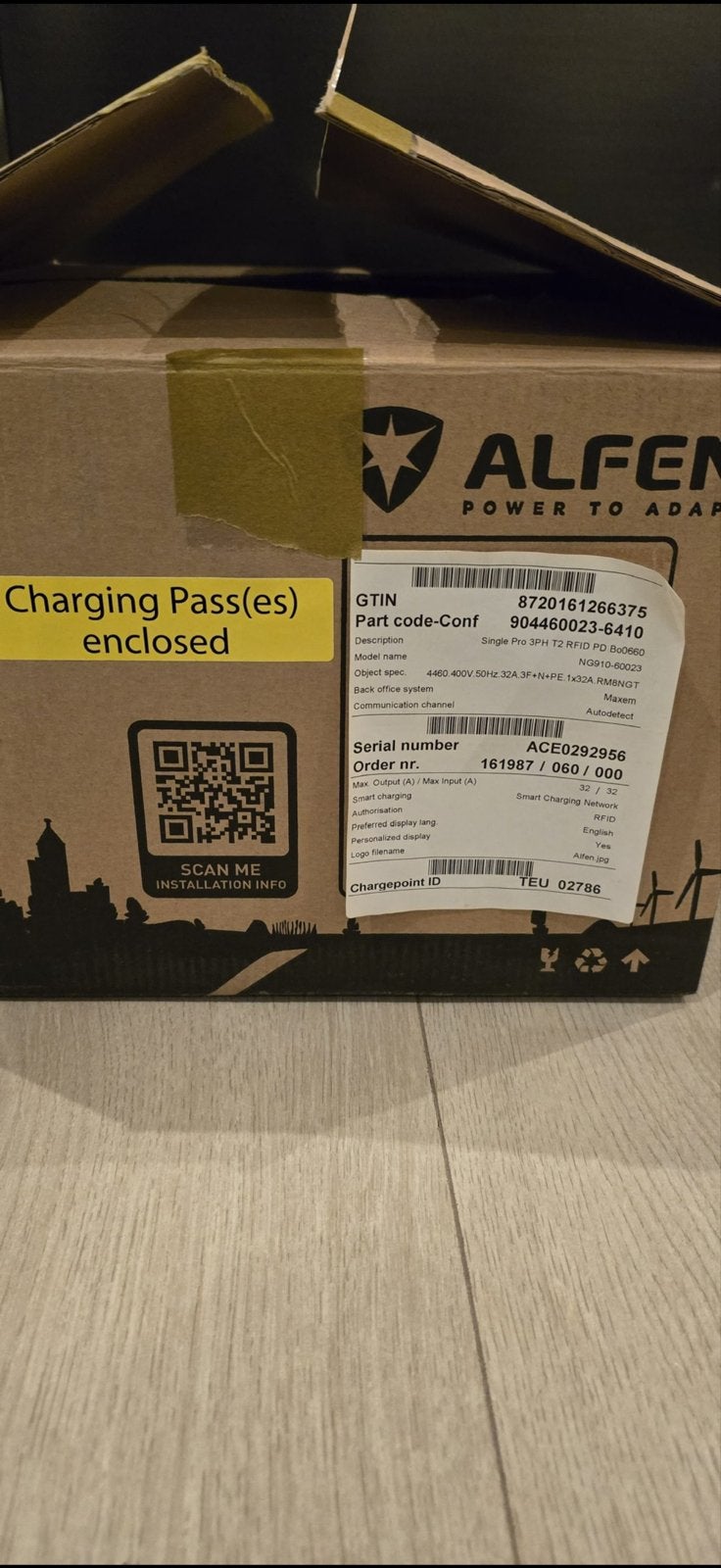 Alfen Eve Single Pro-line Laadpaal - Nieuw in doos, Ophalen of Verzenden, Nieuw, Laadpaal