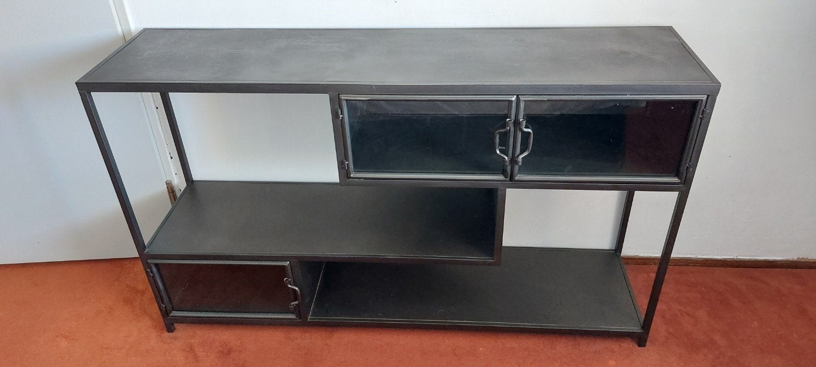 metalen kastje 140x35x82, Ophalen, Gebruikt, 100 tot 150 cm, Minder dan 100 cm