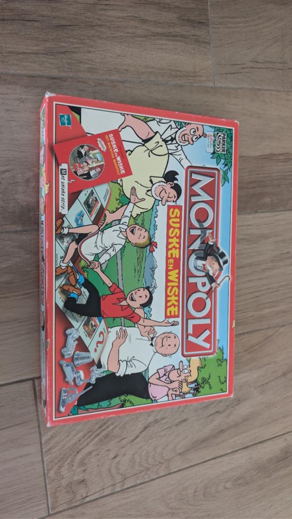 Monopoly Suske en Wiske editie - Bordspel, Vijf spelers of meer, Ophalen of Verzenden, Gebruikt, Parker