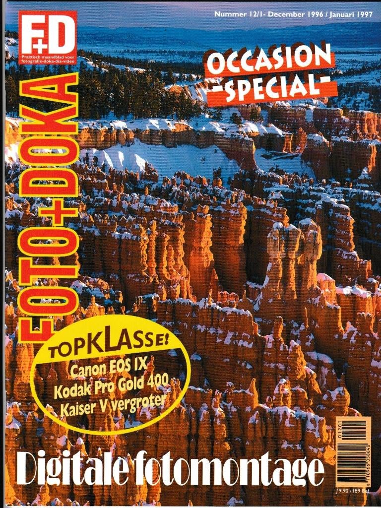 Fotografie - Tijdschrift Foto+Doka - Januari 1997, Ophalen of Verzenden, Zo goed als nieuw