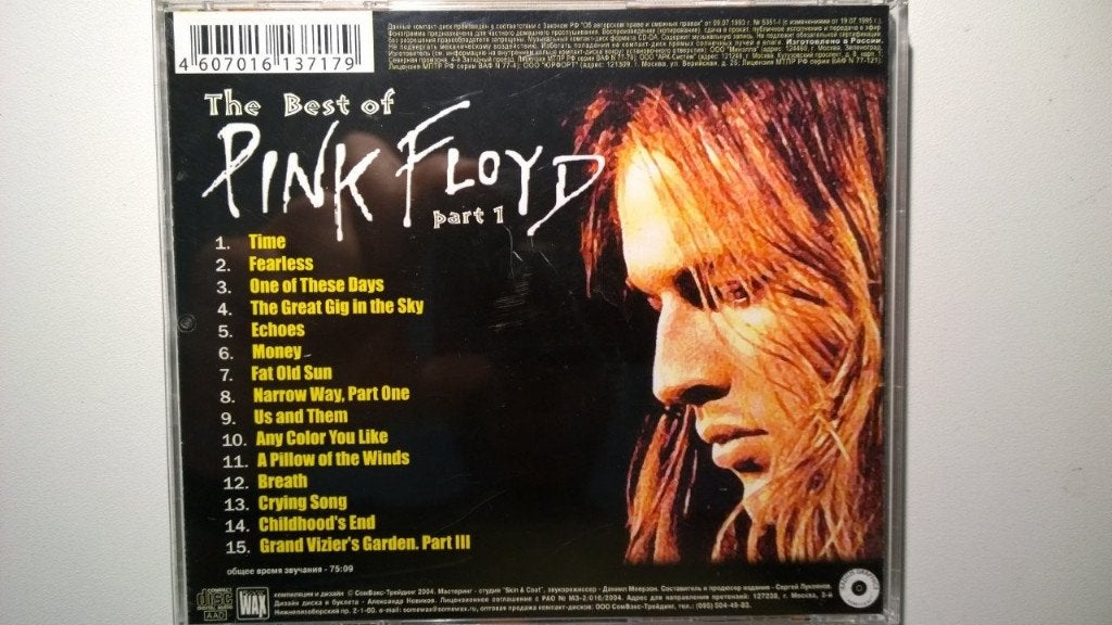Pink Floyd - The Best Of Pink Floyd Part 1, Ophalen of Verzenden, Zo goed als nieuw, Poprock