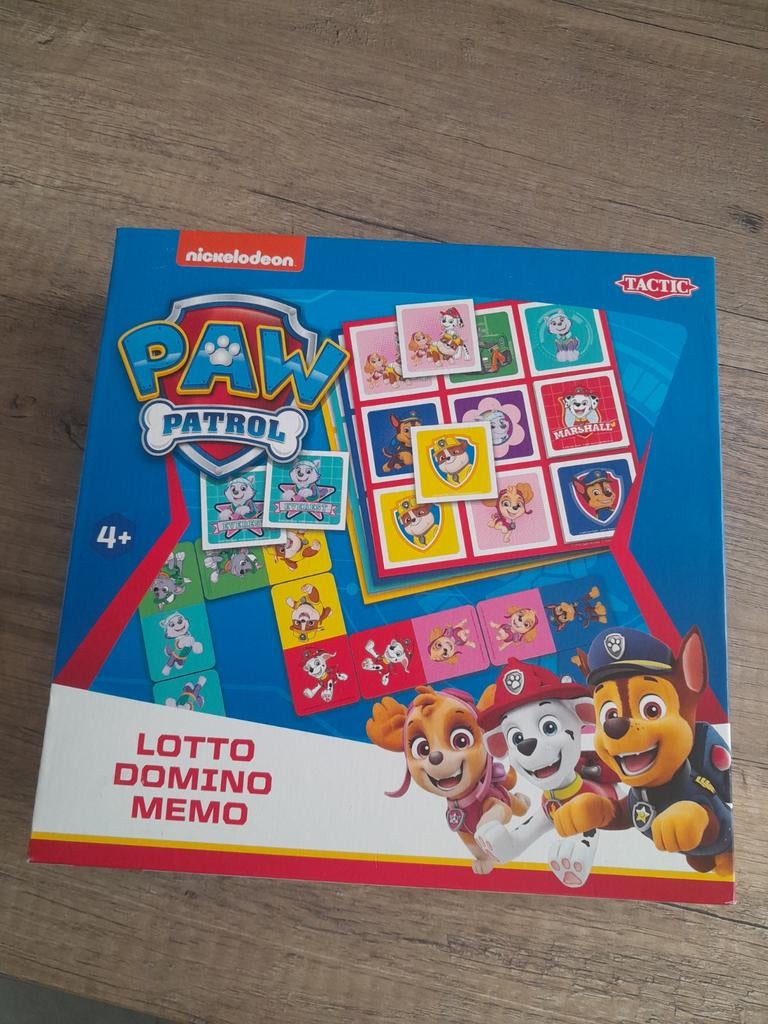 Paw payrol domino lotto memo, Ophalen of Verzenden, Zo goed als nieuw