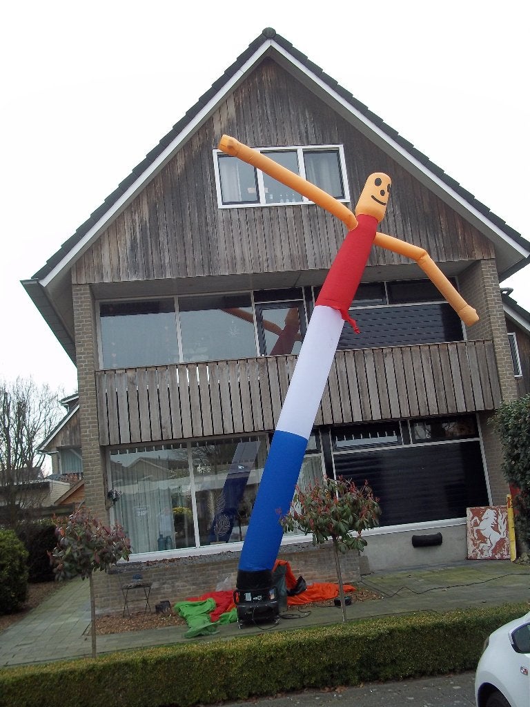 Oranje of rood wit blauwe skydancer of oranje WK mascotte, Ophalen, Zo goed als nieuw, Overige