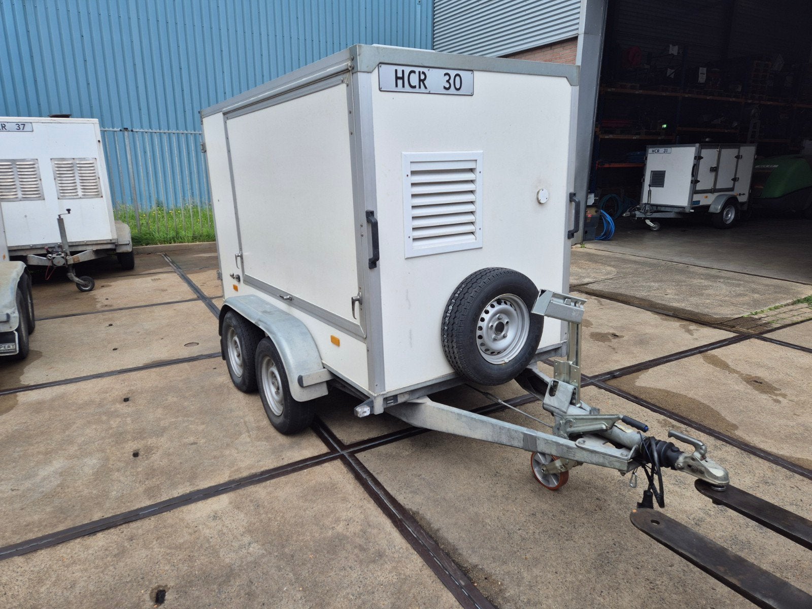 Dibo jmb-h 350/18 hogedrukreiniger op trailer, Tuin en Terras, Hogedrukreinigers, Ophalen, Benzine