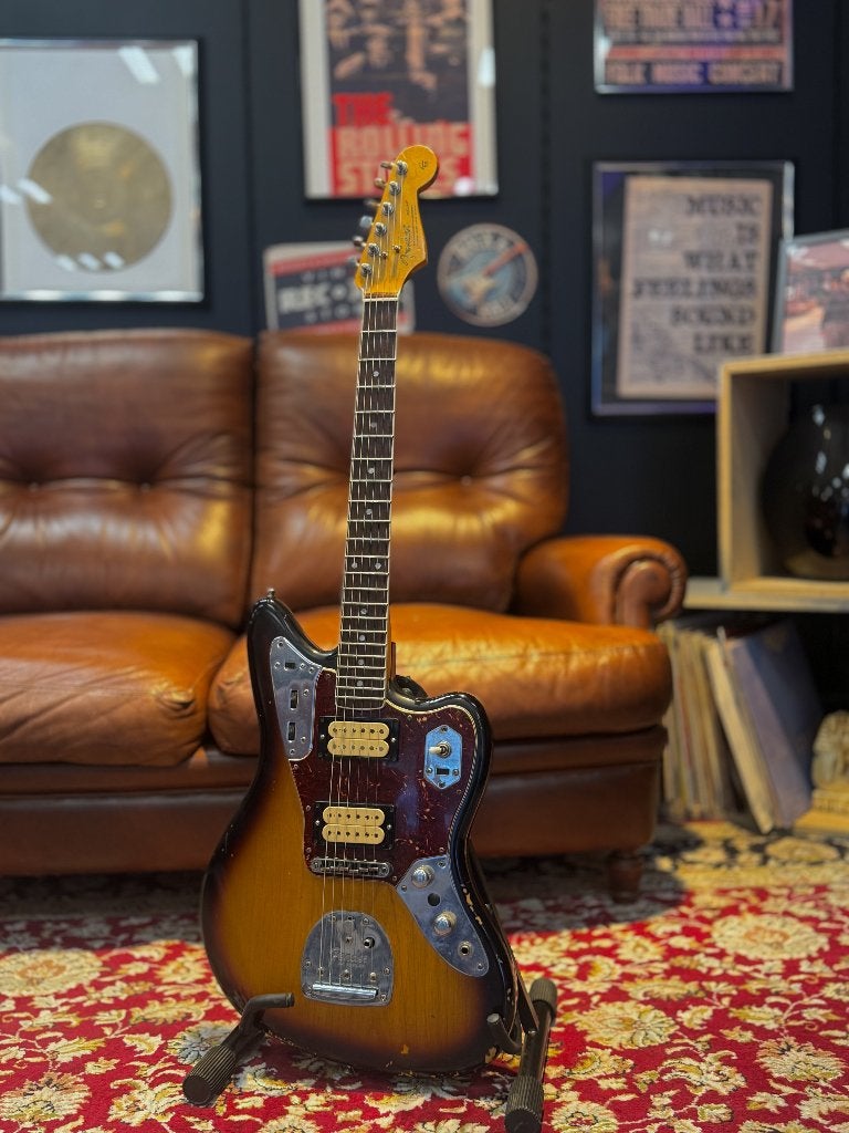 Fender Kurt Cobain Jaguar - 2012 - Relic/Road Worn, Ophalen, Gebruikt, Solid body, Fender
