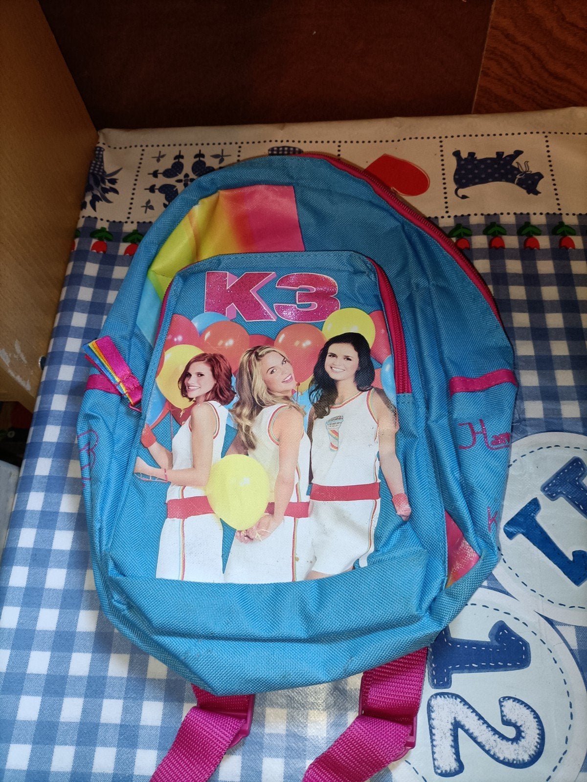 K3 rugtas rugzak met Klaasje, Hannah en Marthe, Ophalen of Verzenden, Overige merken
