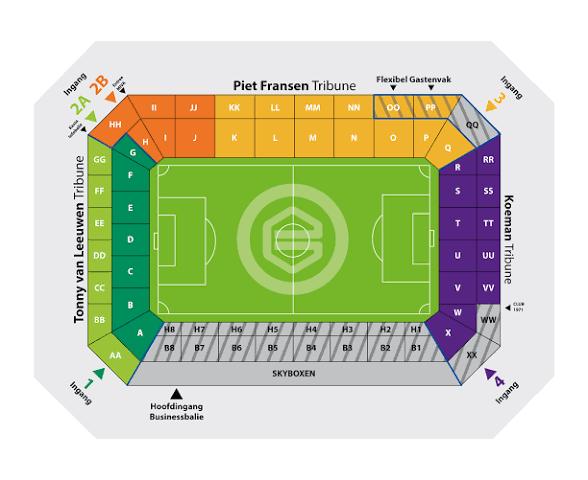 GEZOCHT KAARTEN FCG-NEC, Tickets en Kaartjes, Twee personen