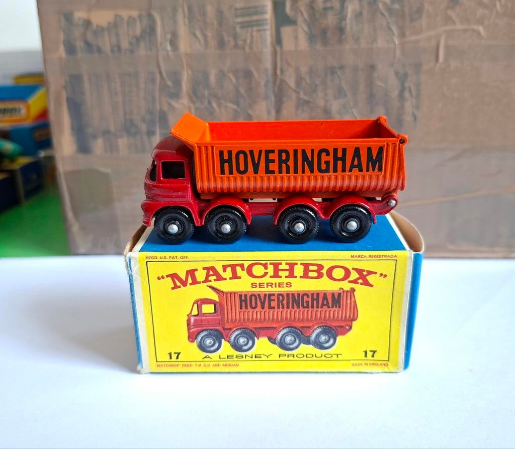 Matchbox 17 hoveringham truck, Hobby en Vrije tijd, Modelauto's | 1:87, Ophalen of Verzenden, Zo goed als nieuw, Bus of Vrachtwagen
