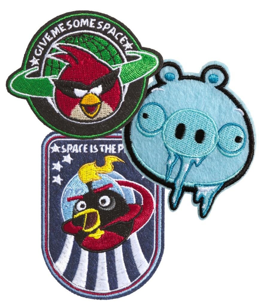 H&M Angry Birds strik applicaties kledingapplicaties Hotfix, Ophalen of Verzenden, Nieuw, Hotfix applicaties