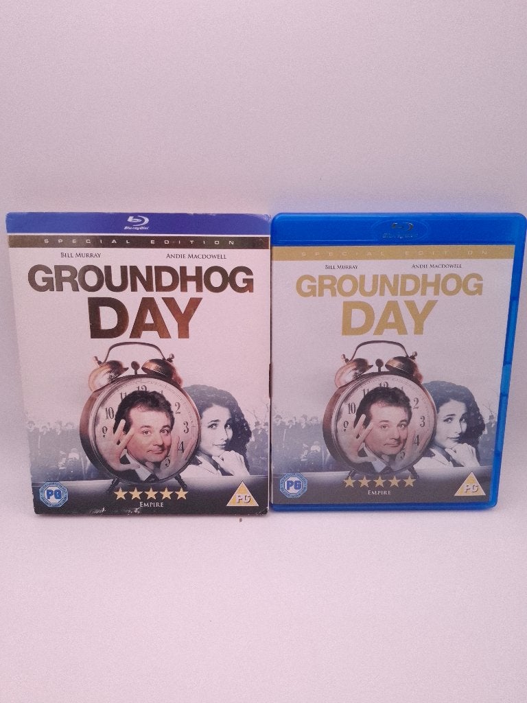 Groundhog day blu-ray, Ophalen of Verzenden, Zo goed als nieuw, Drama