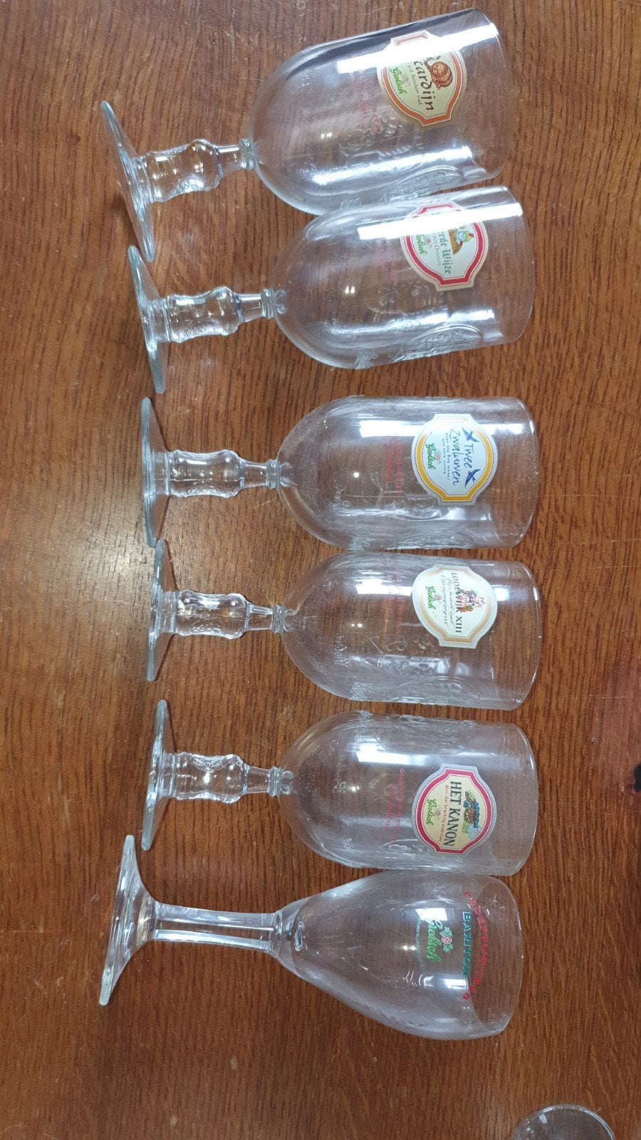 Bierglazen collectie - 6 stuks, Ophalen of Verzenden