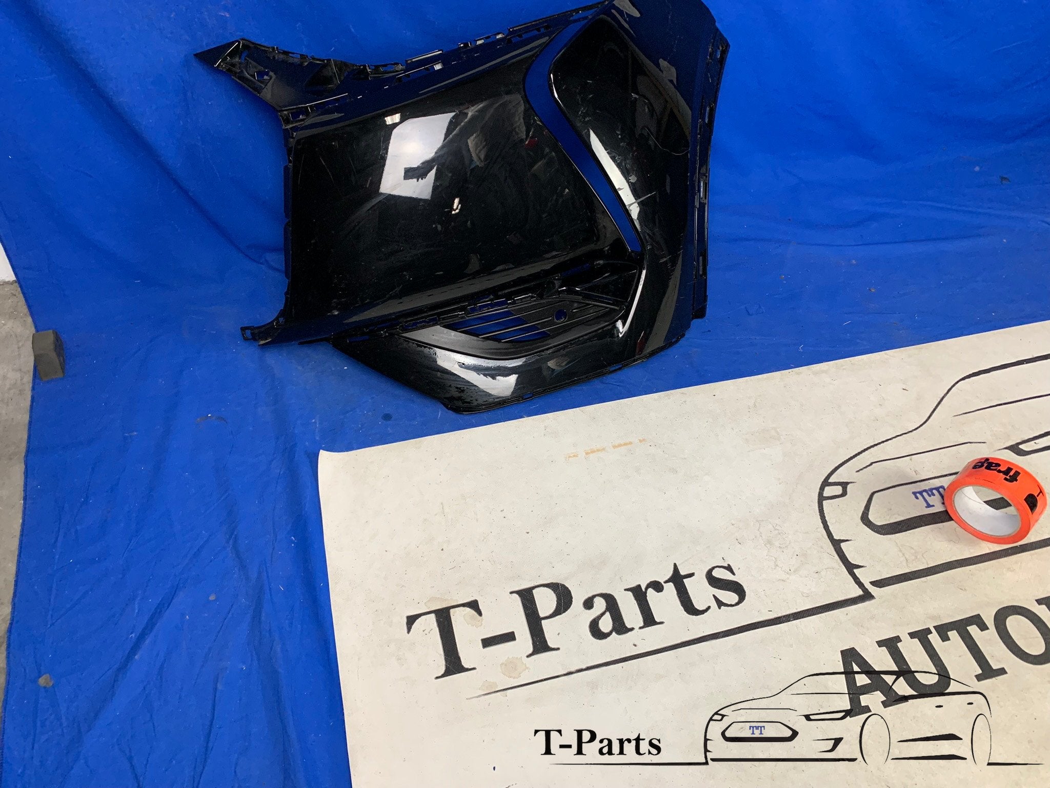 DS ds3 crossback voorbumper links 9822805380 bumper, Gebruikt, Citroën, Stellantis N.V., Ophalen of Verzenden