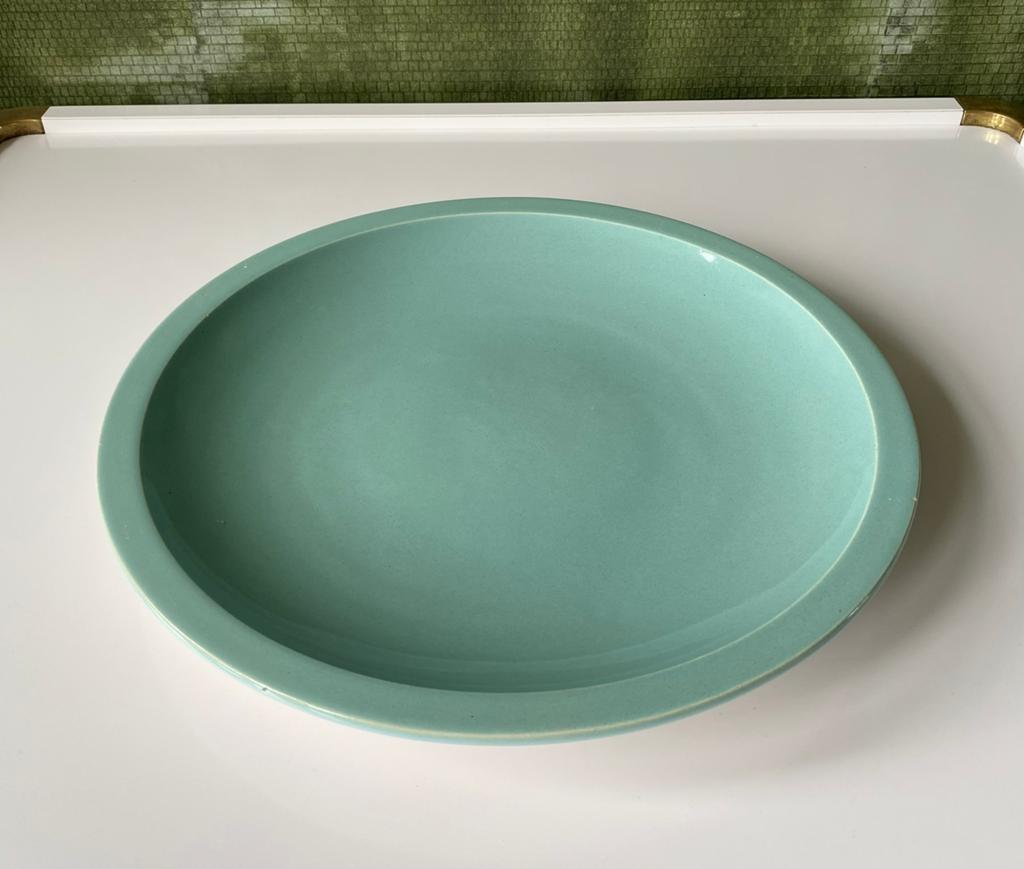 Pracht vintage groot bord, Ophalen of Verzenden