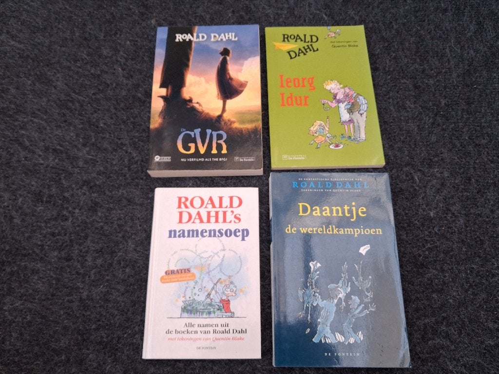 Lot Roald Dahl boeken, Ophalen, Zo goed als nieuw, Roald Dahl, Fictie