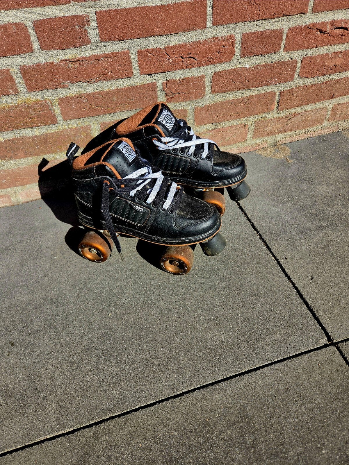 Zwarte rolschaatsen  - Maat 39, Ophalen, Gebruikt, Dames, Overige typen
