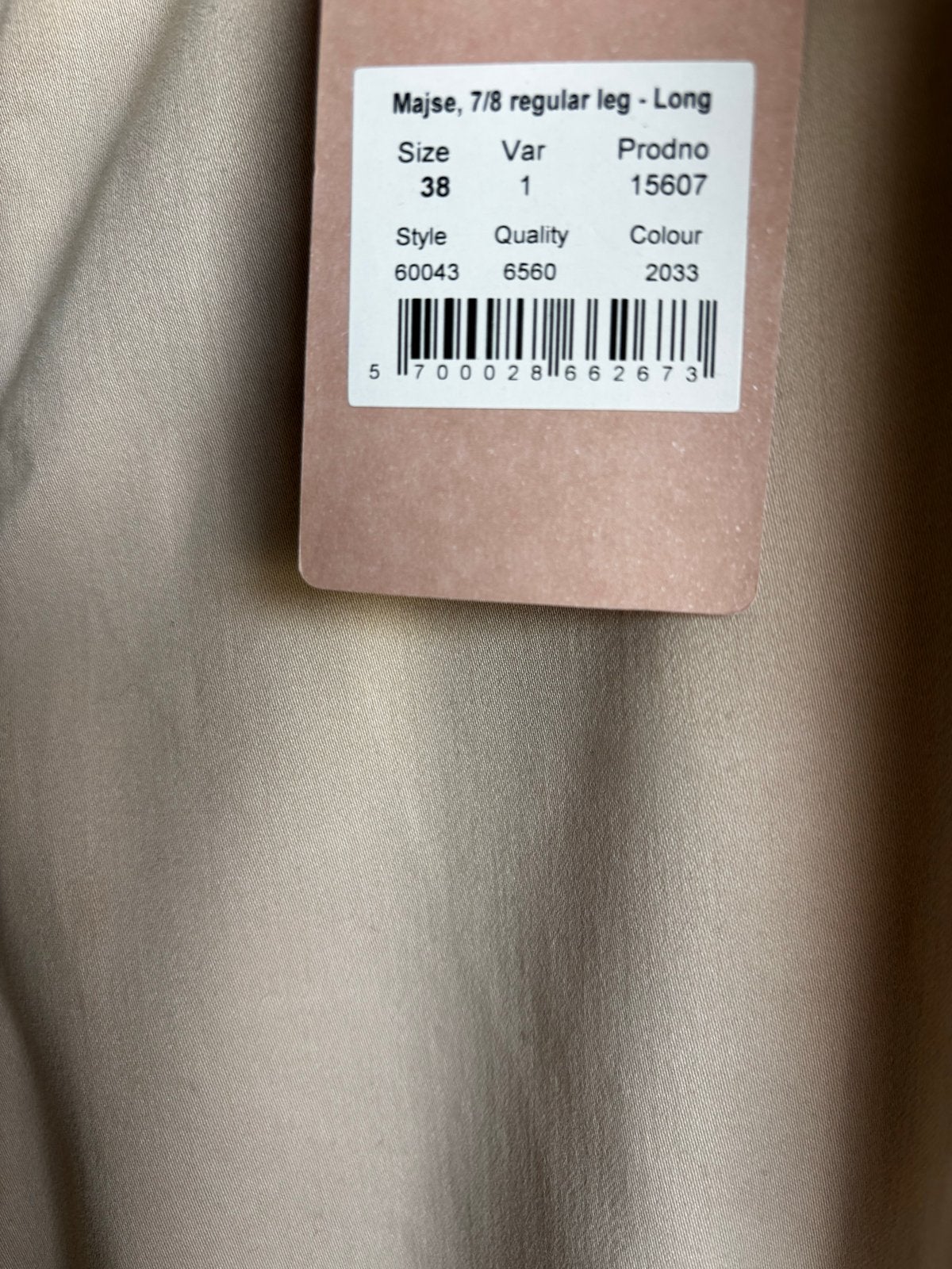 Gustav Long cargo broek maat 38, Kleding | Dames, Broeken en Pantalons, Maat 38/40 (M), Beige, Nieuw, Ophalen of Verzenden