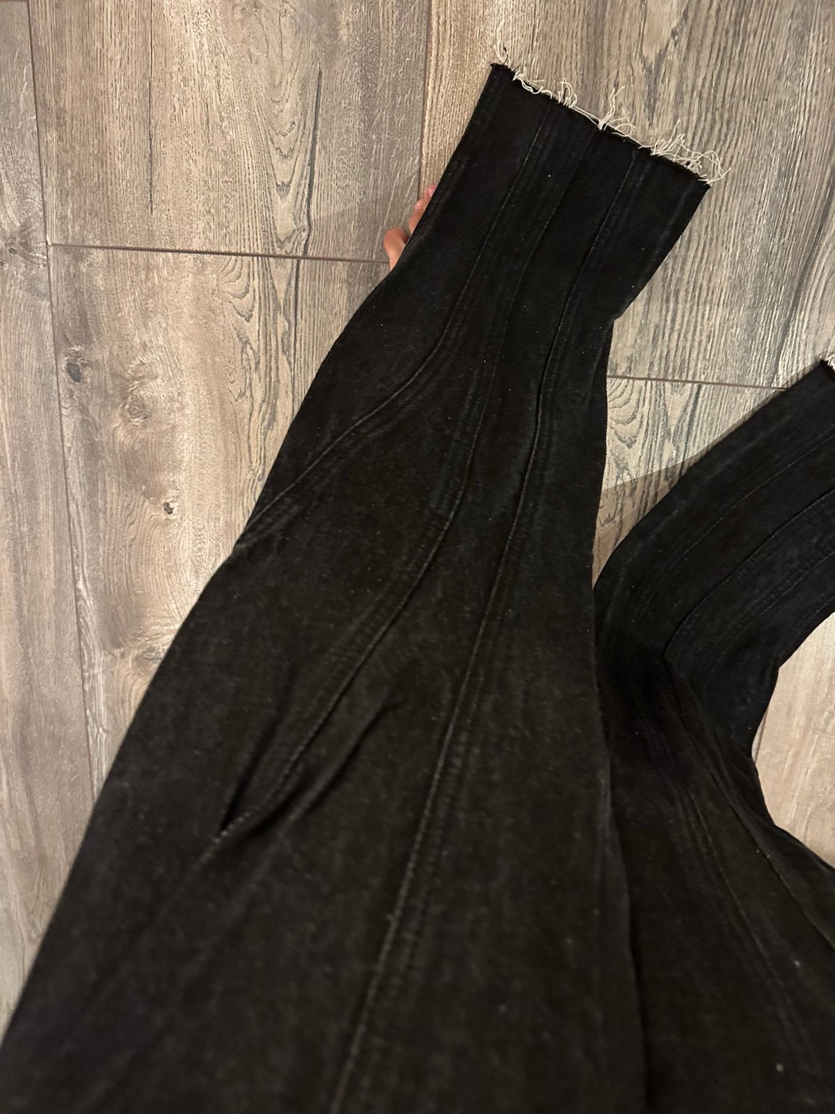 Spijkerbroek Zara jeans straight dames broek recht 34 XS, Ophalen of Verzenden, Nieuw, Zwart, W27 (confectie 34) of kleiner