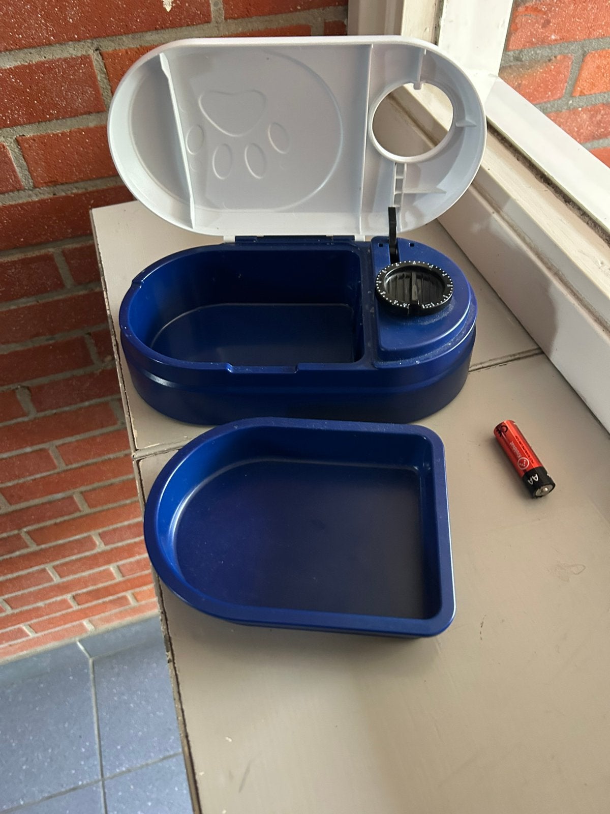 Food Bowl voerautomaat met timer 48 uur  kat nieuwstaat, Ophalen of Verzenden, Zo goed als nieuw