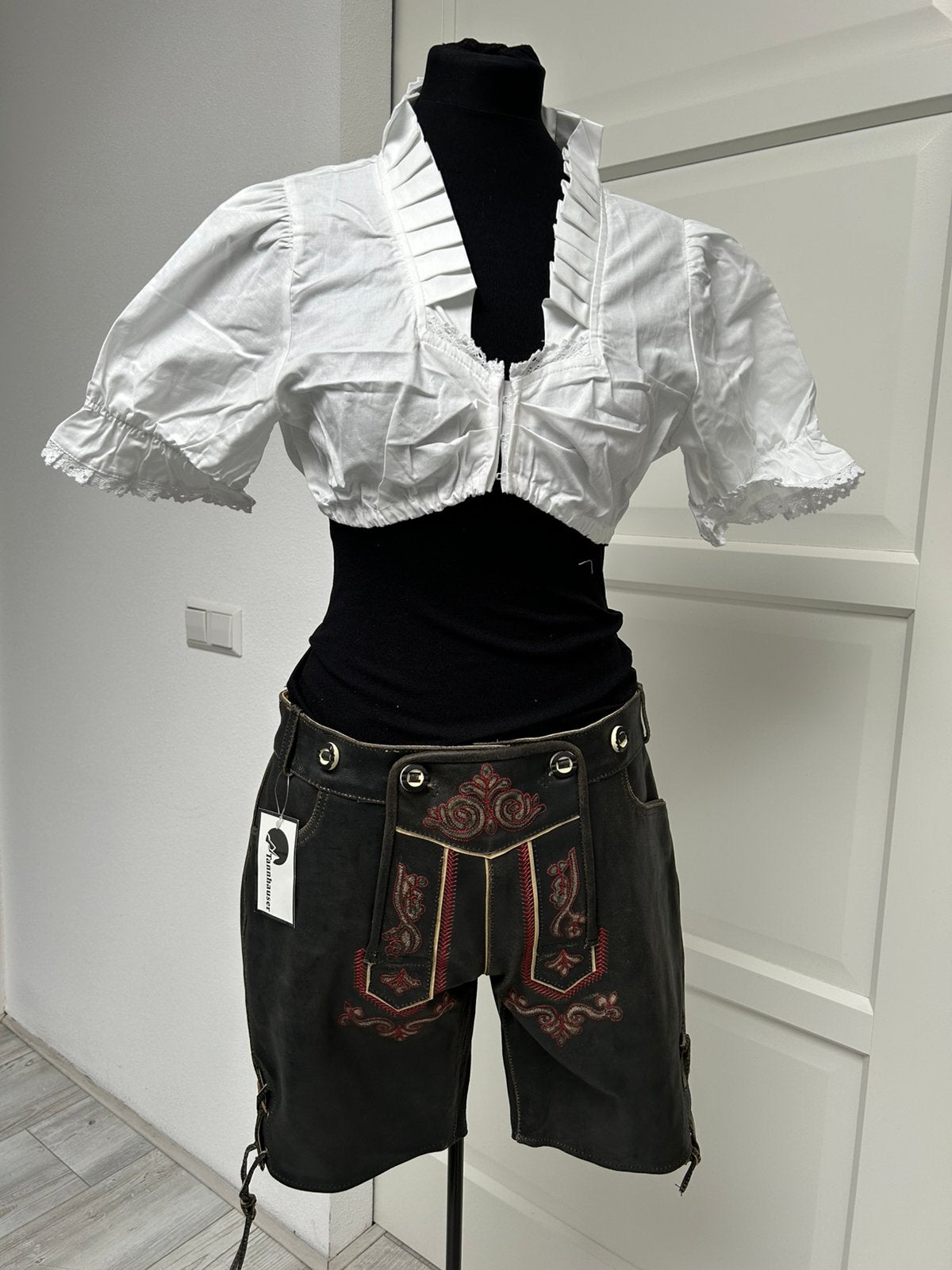 Lederhosen Dames zwart, Ophalen, Nieuw