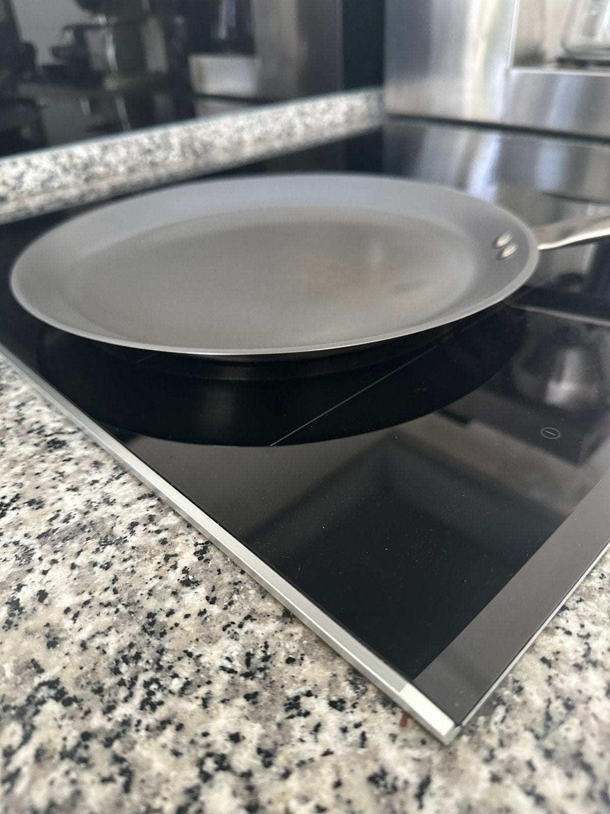 Crêpes pan, Ophalen of Verzenden, Gebruikt, Grijs