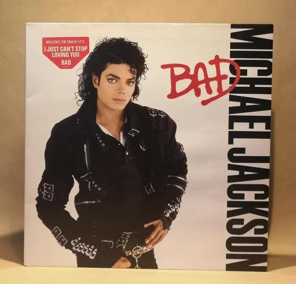 Michael Jackson - Bad LP Vinyl VG+/NM -  private collection., Ophalen of Verzenden, Gebruikt, 12 inch