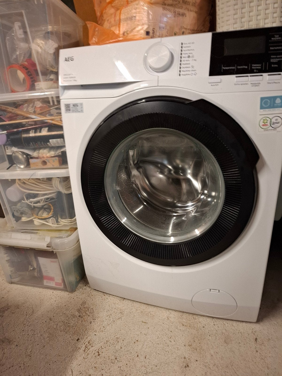 AEG 6000 Serie ProSense 1-8kg Wasmachine, Witgoed en Apparatuur, Wasmachines, Ophalen, Gebruikt, Wolwasprogramma, Voorlader
