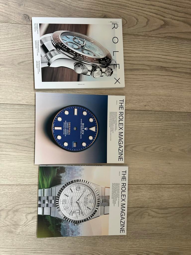 The Rolex Magazine - Nummers 11, 12, 13 (Set van 3), Ophalen of Verzenden, Zo goed als nieuw, Overige typen