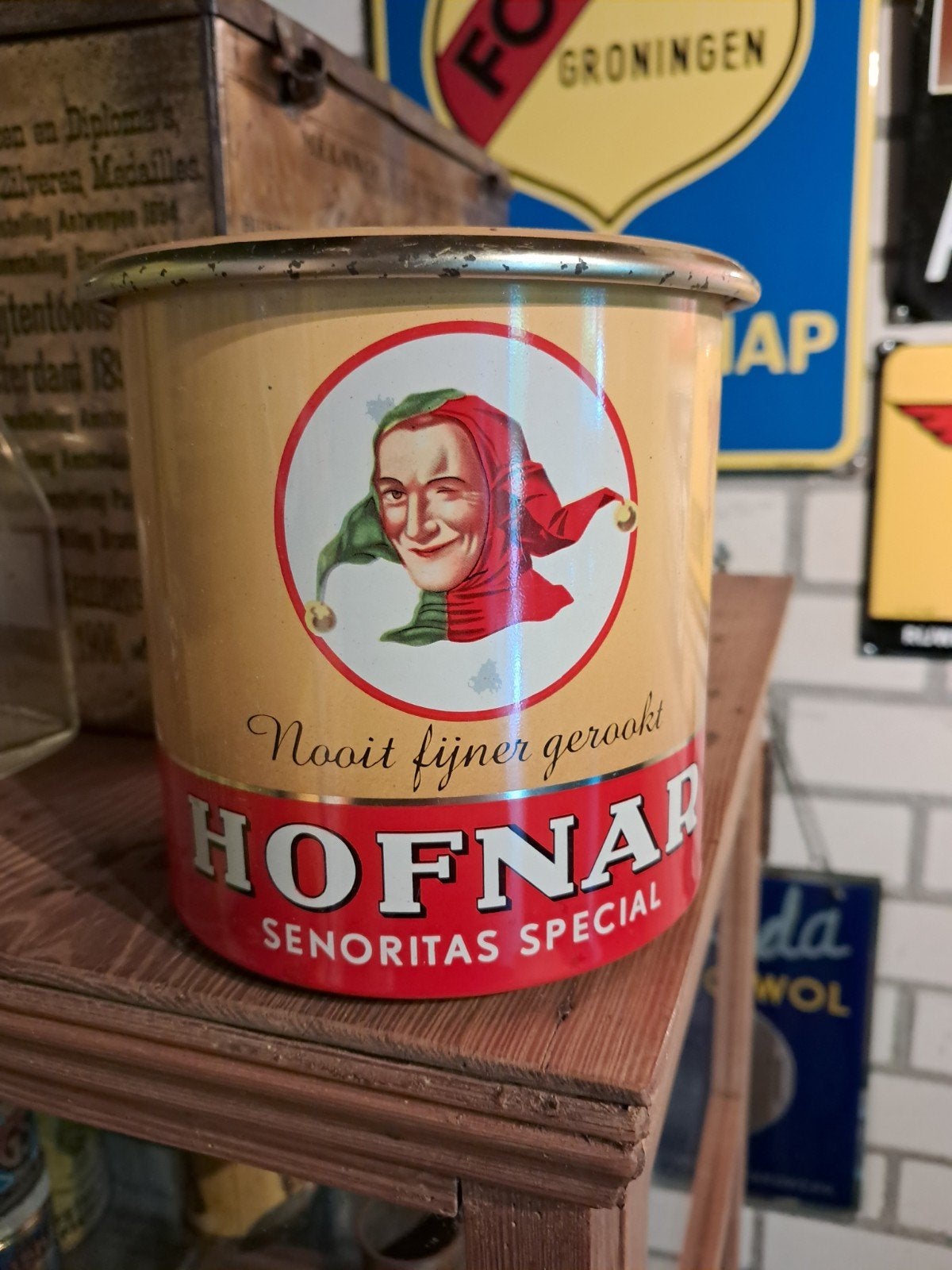 Hofnar sigaren blikje, Verzamelen, Ophalen of Verzenden, Zo goed als nieuw, Overige