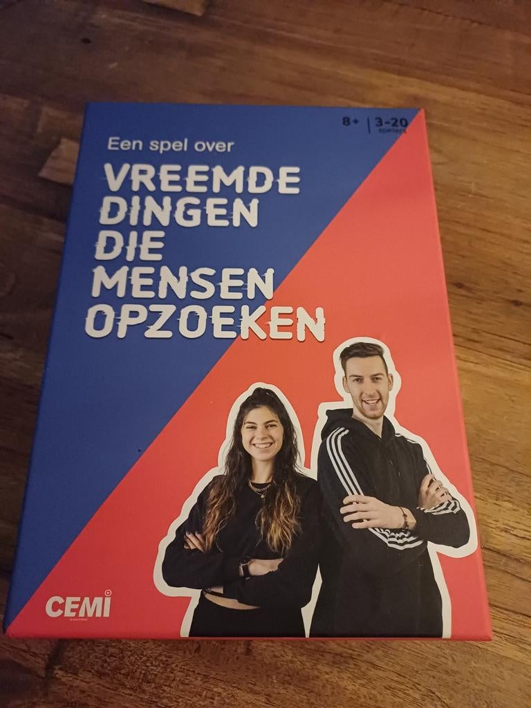 CEMI Spel: Vreemde Dingen Die Mensen Opzoeken, Vijf spelers of meer, Ophalen of Verzenden, Zo goed als nieuw, CEMI