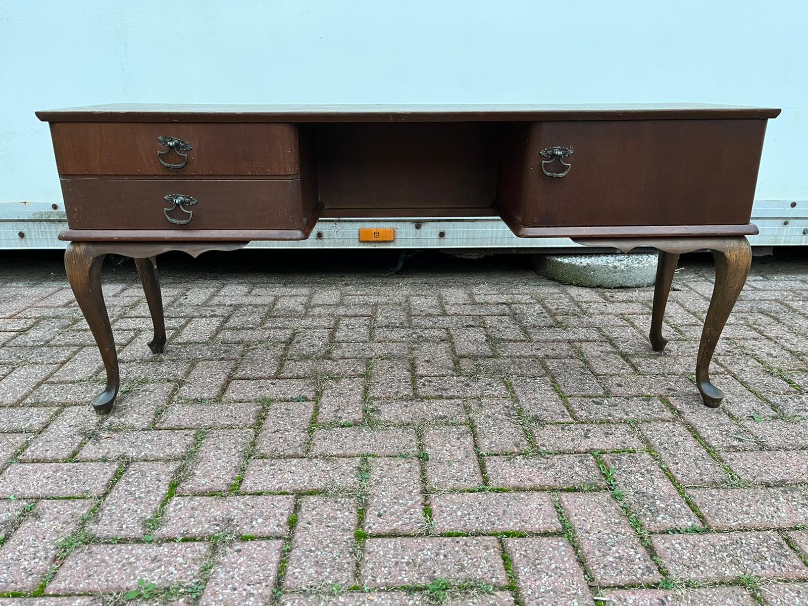 Elegant Brocante Queen Anne kastje, Ophalen