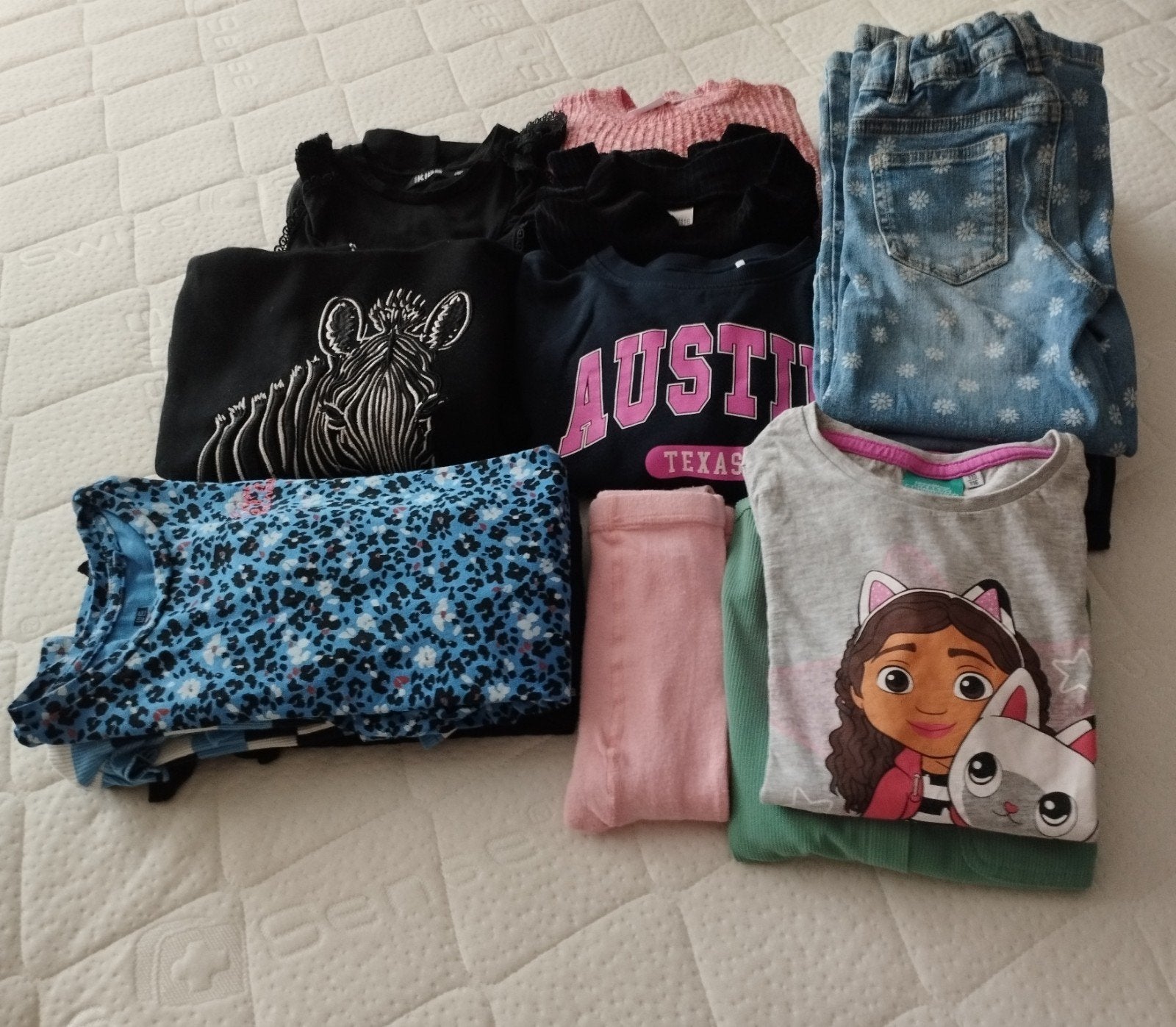 KINDERKLEDING MAAT 116 (17 ST.), Ophalen of Verzenden, Zo goed als nieuw, Meisje, Jurk of Rok