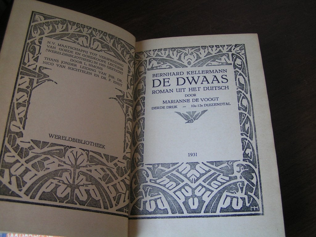 Mooi Oud Boekje De Dwaas, Ophalen of Verzenden, Gelezen