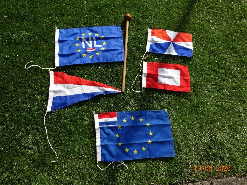 boot-vlaggetjes vlaggenmastje, Watersport en Boten, Accessoires en Onderhoud, Ophalen, Gebruikt, Overige typen