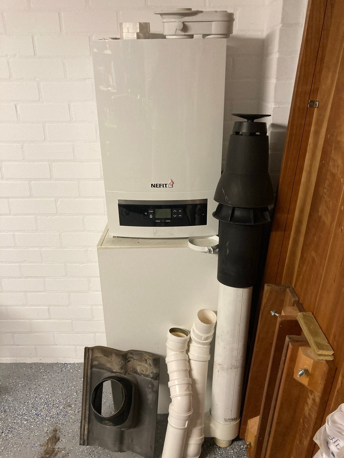 Nefit TrendLine HRC25 CW4 II CV-ketel met toebehoren, Doe-het-zelf en Verbouw, Ophalen, Gebruikt, Hoog rendement (Hr), Cv-ketel of Combi-ketel