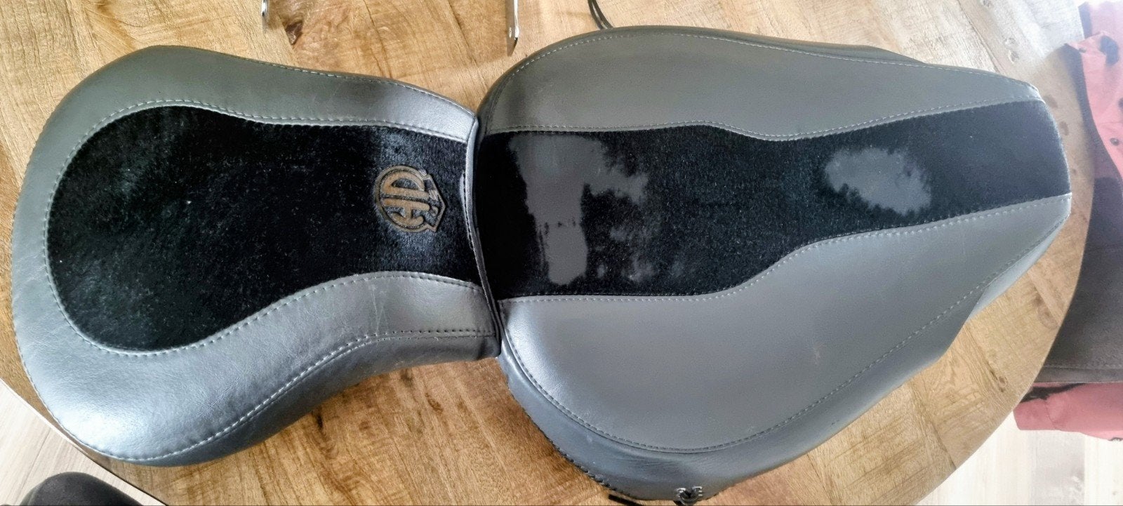 harley evo zadel+ sissybar softail, Ophalen of Verzenden, Gebruikt