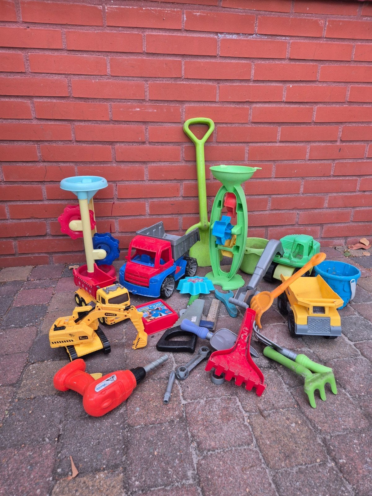 Set gebruikt buitenspeelgoed, Kinderen en Baby's, Speelgoed | Buiten | Los speelgoed, Ophalen, Gebruikt