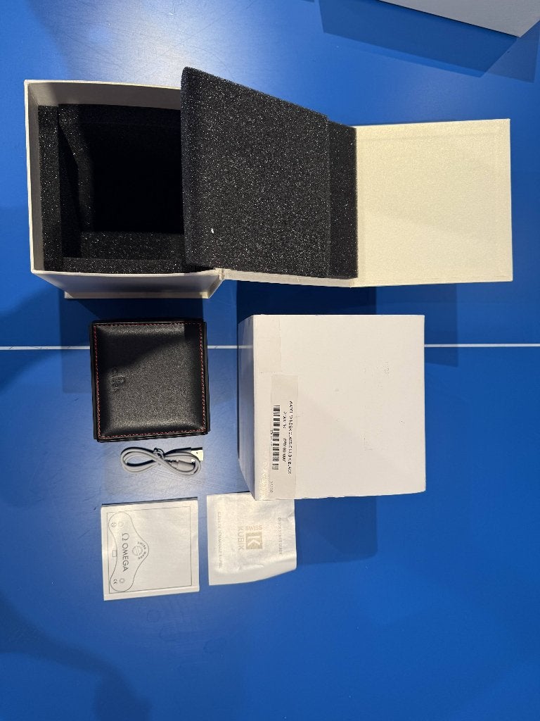 Omega Swiss Kubik Watch Winder – origineel – compleet, Ophalen of Verzenden, Staal, Omega, 1960 of later