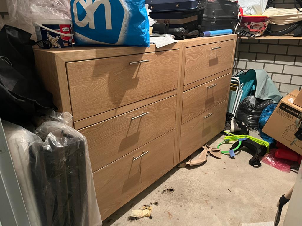 GRATIS ladekasten meenemen VANDAAG LAATSTE DAG, Huis en Inrichting, Kasten | Ladekasten, Ophalen, Gebruikt, 50 tot 100 cm, 3 of 4 laden