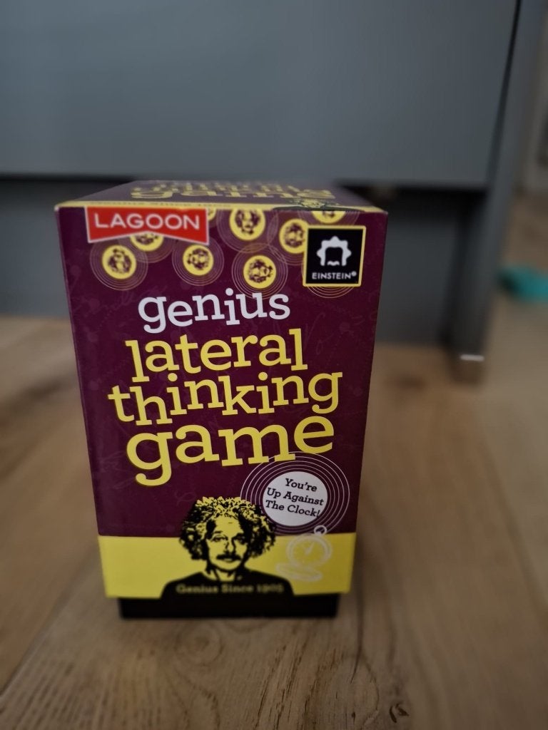 Genius Lateral Thinking Spel, Ophalen of Verzenden, Zo goed als nieuw, Vijf spelers of meer, Lagoon