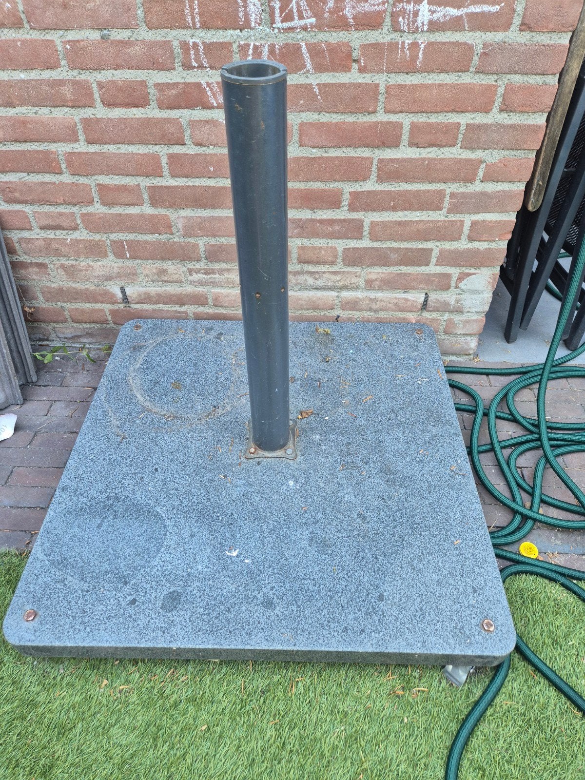 Parasolvoet voor zwevende parasol - zware uitvoering, Tuin en Terras, Parasols, Ophalen, Gebruikt, Minder dan 1 meter, Parasolvoet