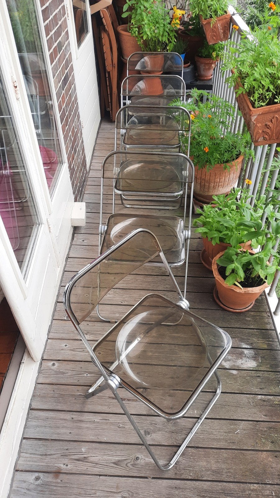 5x designer stoel van Castelli.
ze zijn origineel uit de jar, Kunststof, Gebruikt, Overige kleuren, Design