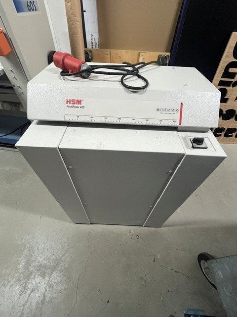 HSM ProfiPack P425 – 230V professionele kartonverwerker, Ophalen