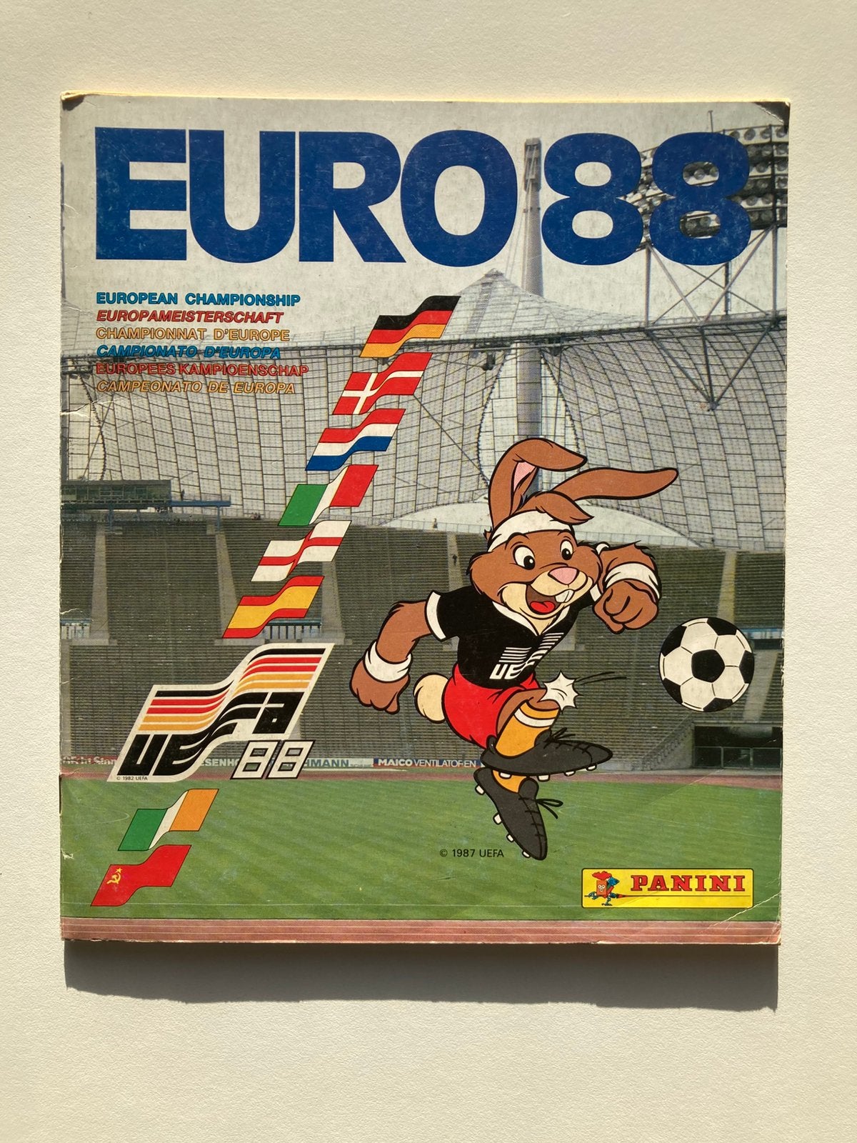 Panini Euro 88 - EK 1988 - Incompleet Album (192/268), Ophalen of Verzenden, Gebruikt