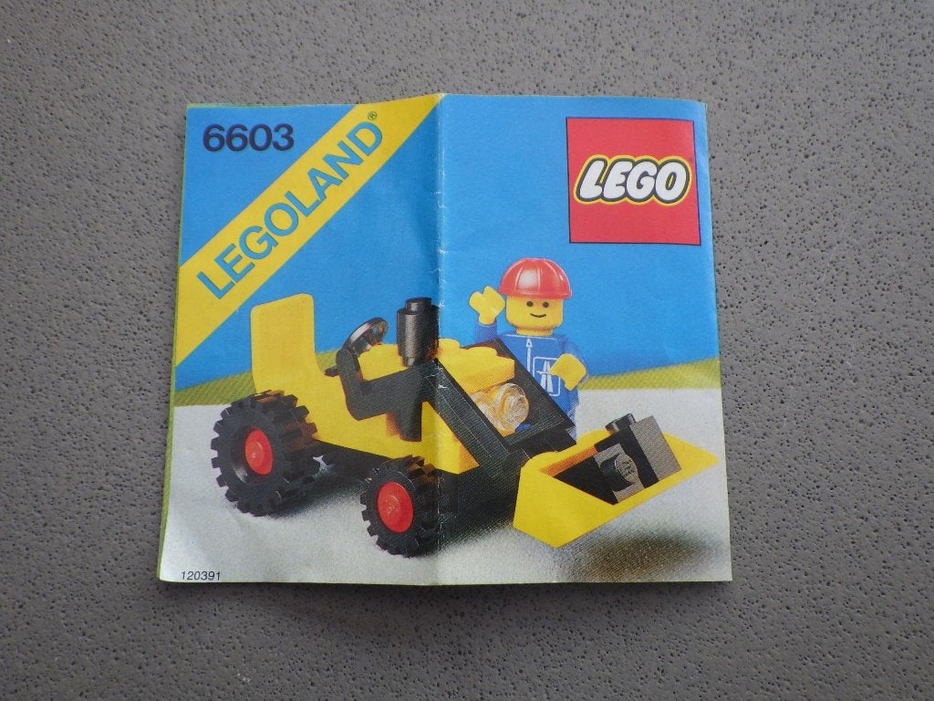 Lego Legoland 6603 boekje, Ophalen of Verzenden, Gebruikt