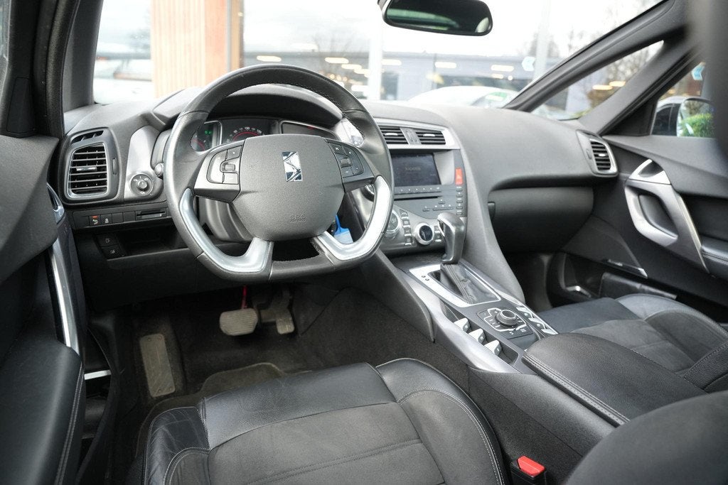 Citroen DS5 1.6 THP So Chic Panoramadak Cruise Clima Leer Al, Auto's, Citroën, Gebruikt, Leder en Stof, Zwart, 1598 cc