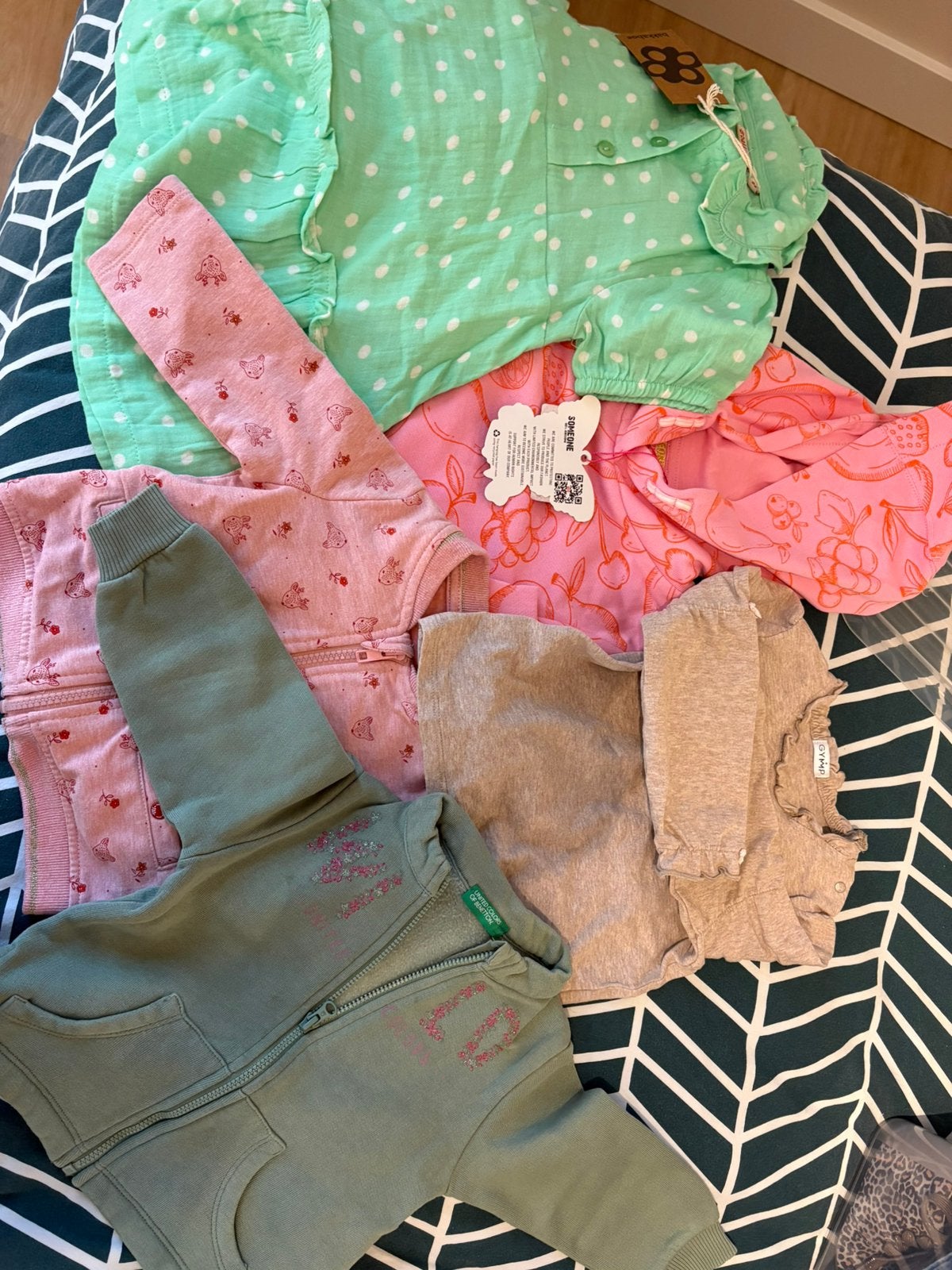 Partij kinder (baby) kleding maat 80-104, Ophalen, Zo goed als nieuw, Meisje, Jurkje of Rokje