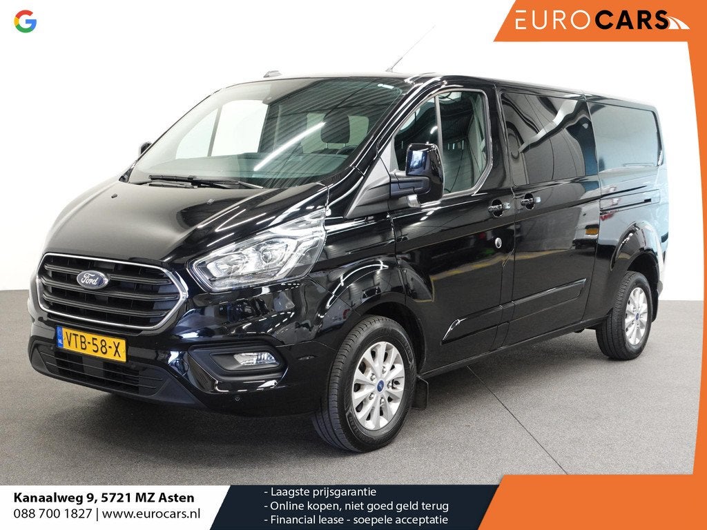 Ford Transit Custom 300 2.0 TDCI L2H1 Limited Dubbele cabine, Stof, Euro 6, 4 cilinders, 129 pk