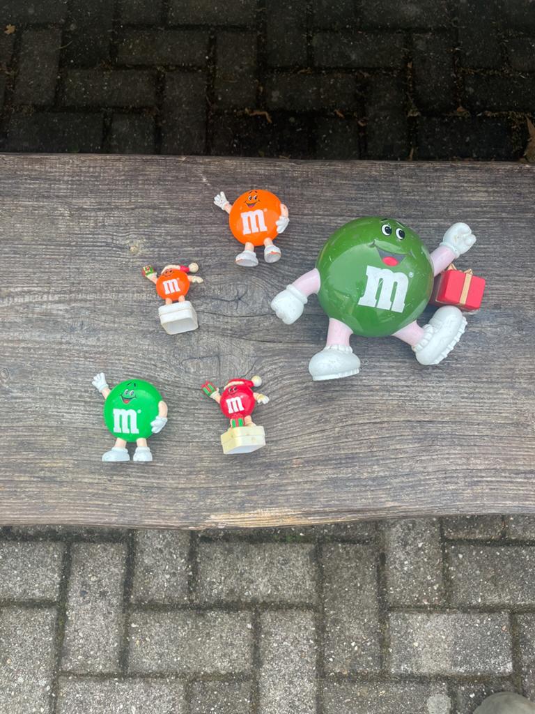 5 M&M  poppetjes samen €8,50 vintage retro jaren 70-80-90, Ophalen of Verzenden, Gebruikt, Overige typen