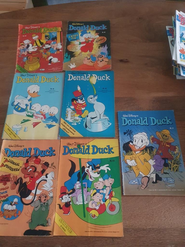 7 Donald Duck tijdschriften uit de jaren '70, Verzamelen, Tijdschriften, Kranten en Knipsels, Ophalen of Verzenden