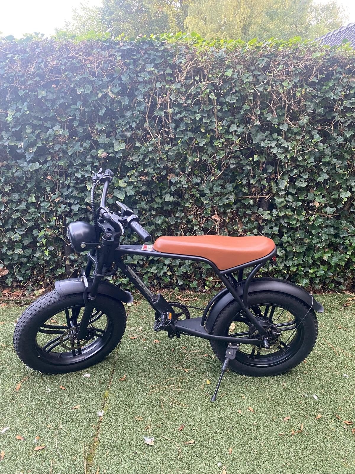 Fatbike Ouxi V8 nog heel mooi bruin leren zadel, Ophalen, 24 inch of meer, Staal, Ouxi